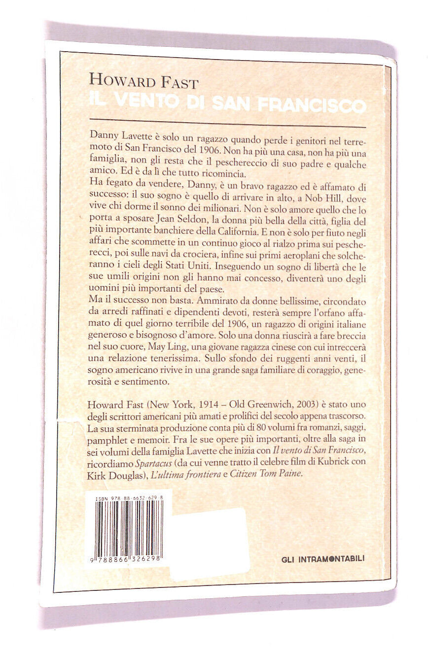 EBOND Il Vento Di San Francisco Libro LI011001