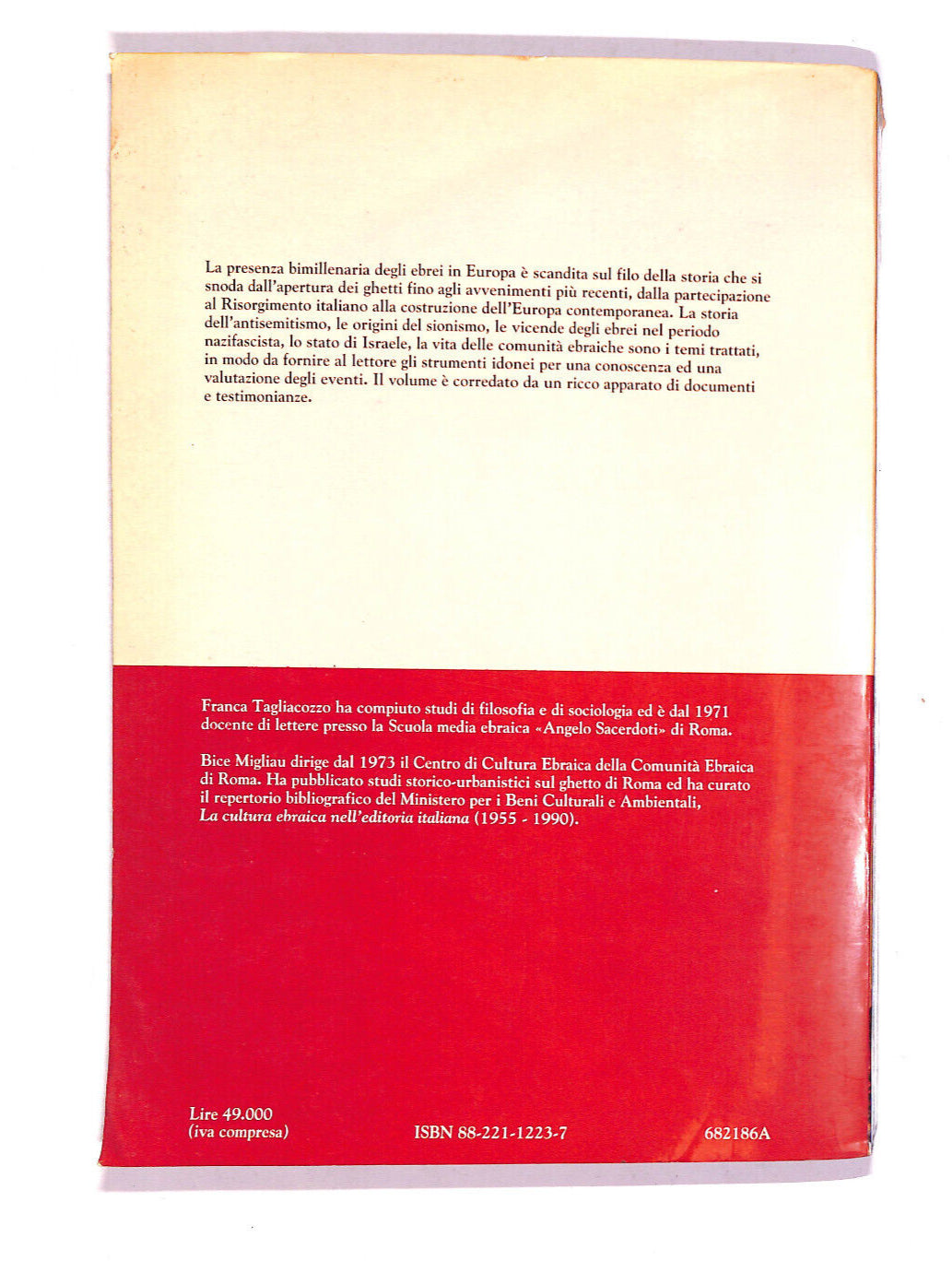EBOND Gli Ebrei Nella Storia e Nella Societa Contemporanea Libro LI011006