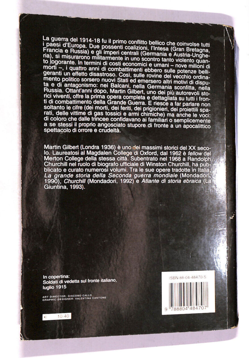 EBOND La Grande Storia Della Prima Guerra Mondiale Libro LI011261