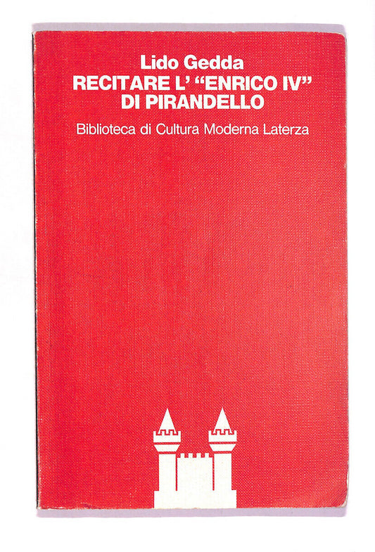 EBOND Recitare L'enrico Iv Di Pirandello Libro LI011710