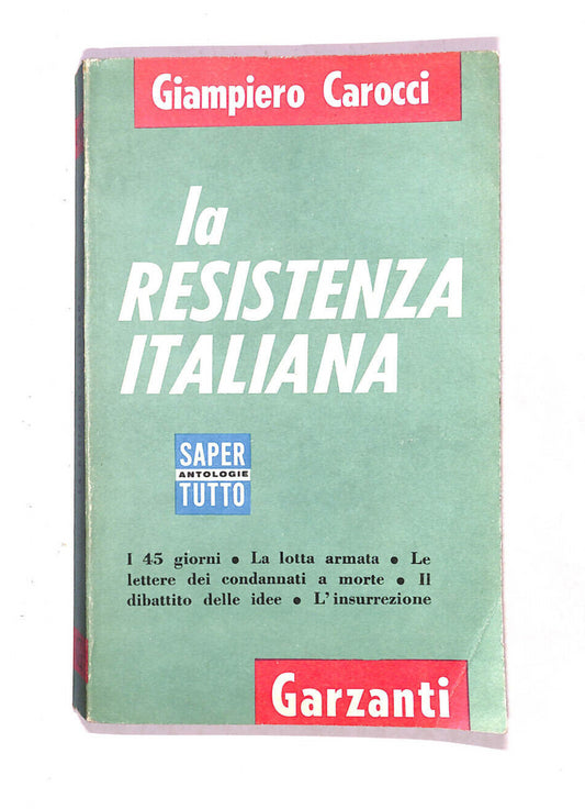 EBOND La Resistenza Italiana Libro LI011855
