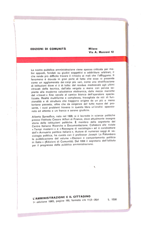 EBOND L'amminastrazone e Il Cittadino Libro LI011862