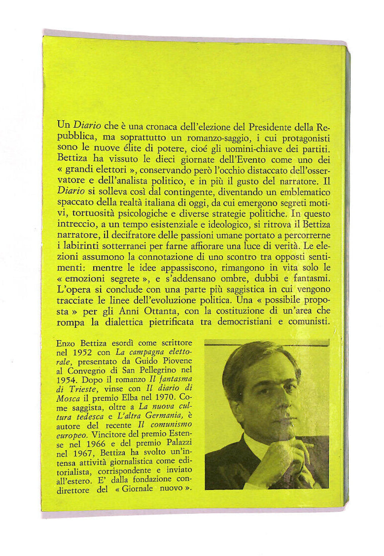 EBOND Diaro Di Un Grande Elettore Libro LI011910