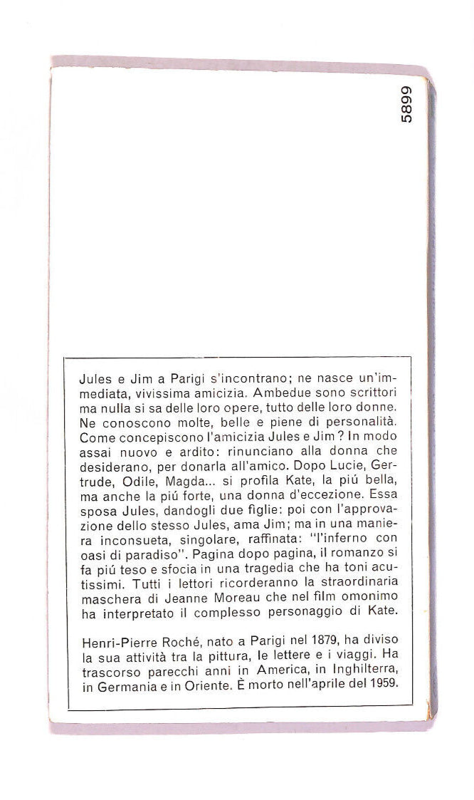 EBOND Jules e Jim Libro LI012000