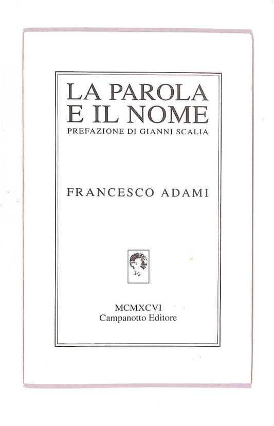 EBOND La Parola e Il Nome Libro LI012011