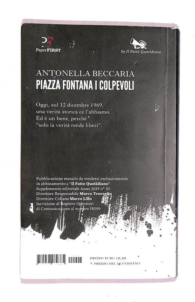 EBOND Piazza Fontana i Colpevoli Libro LI012051