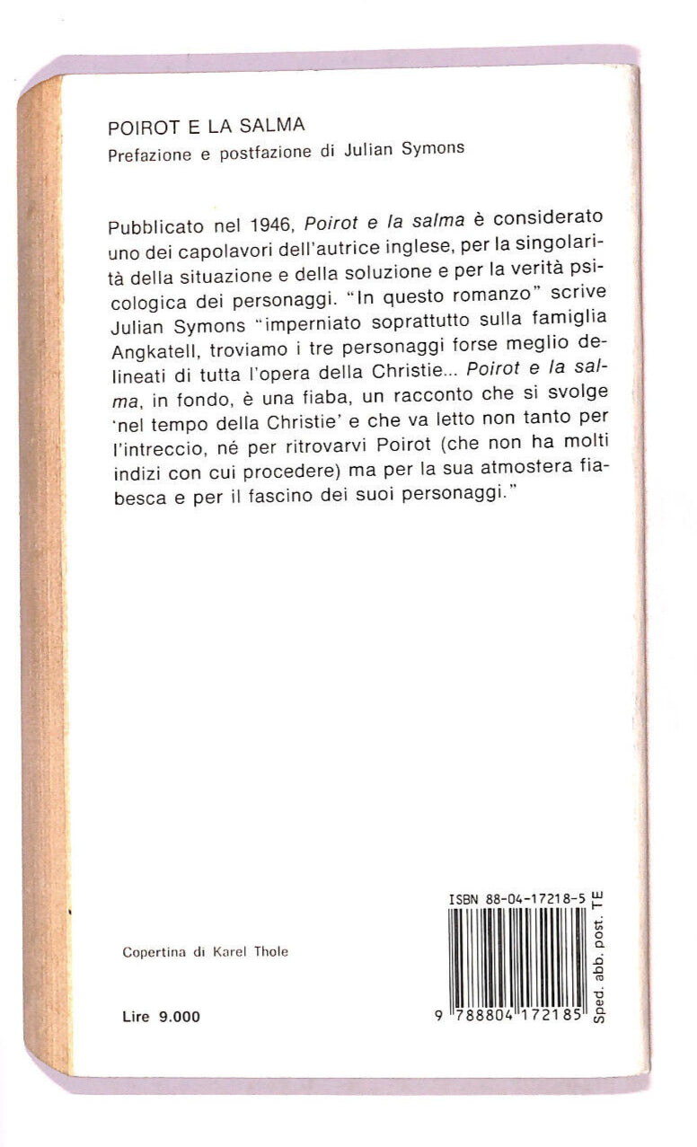EBOND Poirot e La Salma Libro LI012165