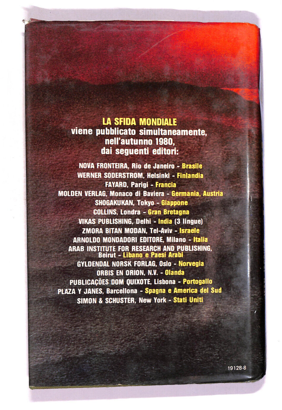 EBOND La Sfida Mondiale Libro LI012203
