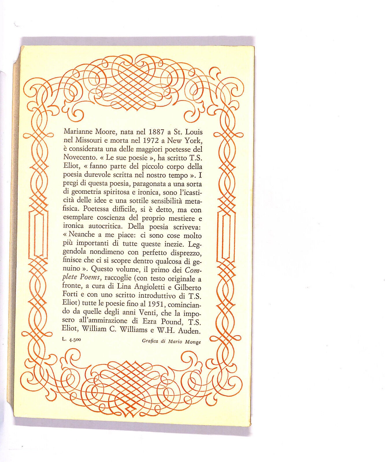 EBOND Il Basilico Piumato Volume 1 Di Marianne Moore Libro LI012257