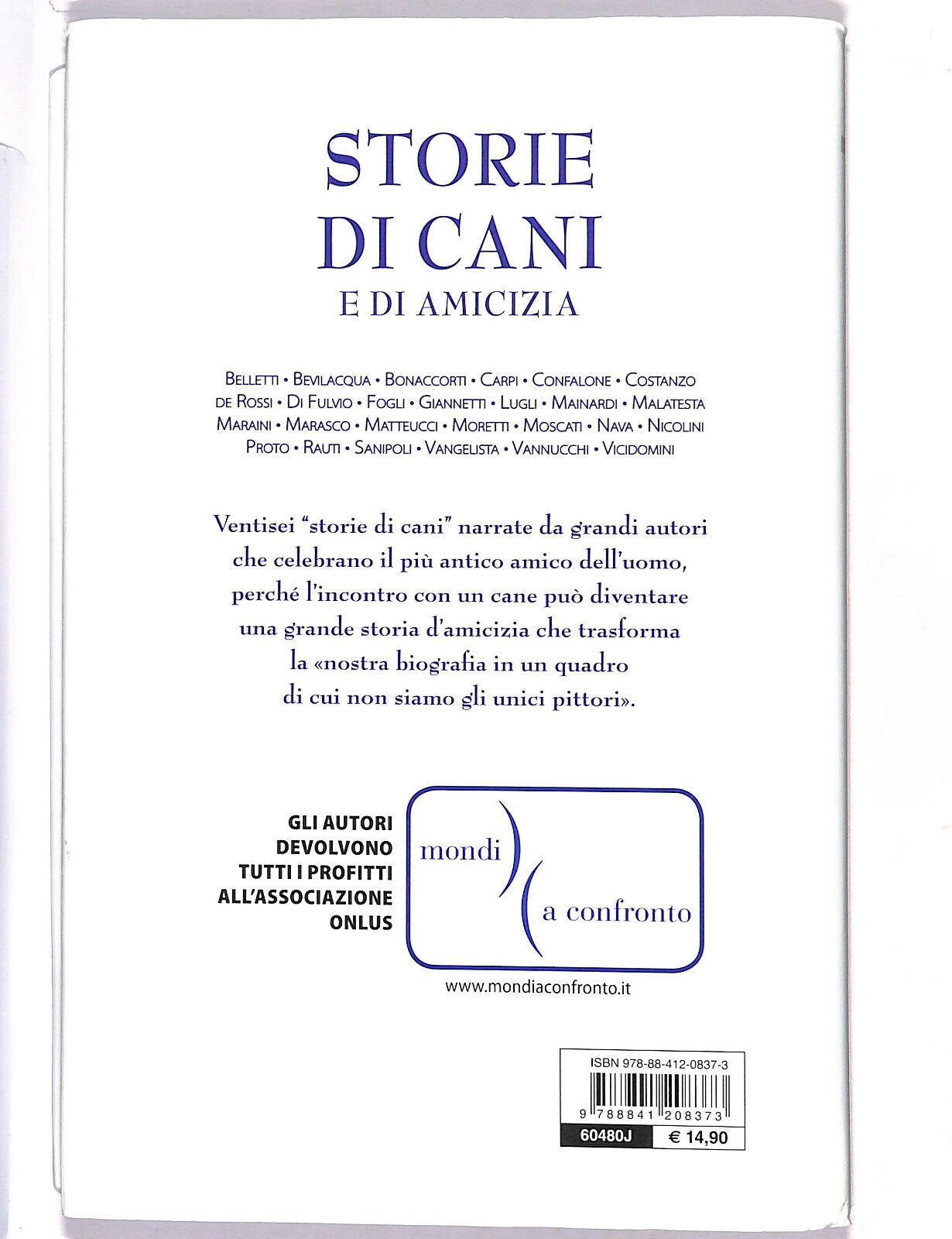 EBOND Storie Di Cani e Di Amicizia Libro LI012458