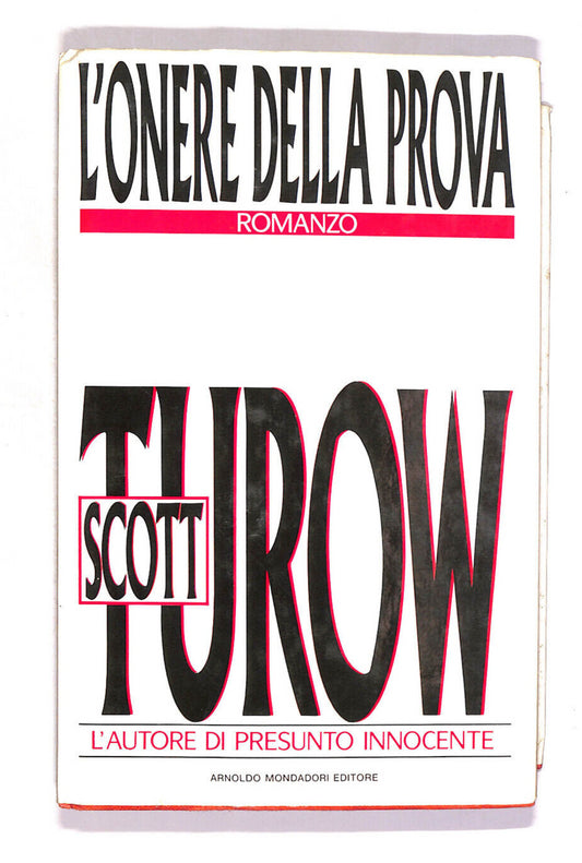 EBOND L'onere Della Prova Libro LI012508