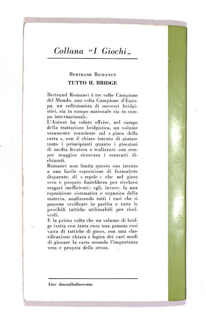 EBOND Tutto Il Bridge Libro LI012555