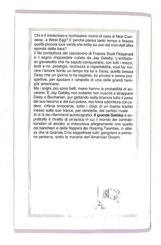 EBOND Il Grande Gatsby Libro LI012568
