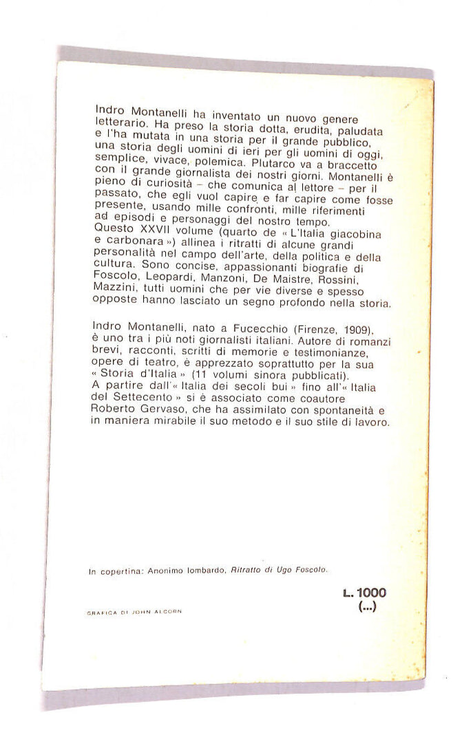 EBOND Storia D'italia Vol Xxvii Indro Montanelli Libro LI012653