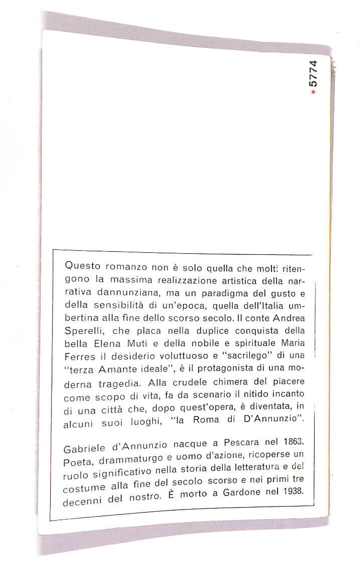 EBOND Il Piacere Libro LI013005