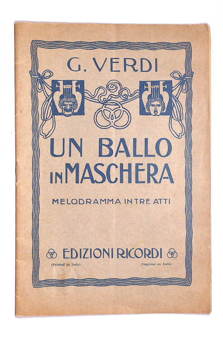 EBOND Un Ballo In Maschera Libro LI013022