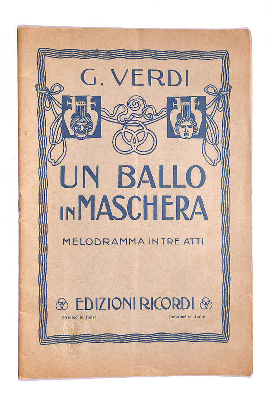 EBOND Un Ballo In Maschera Libro LI013022