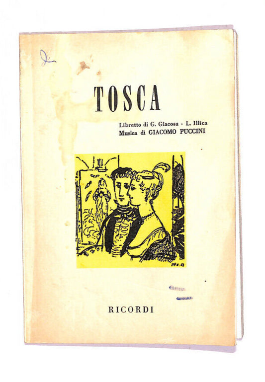 EBOND Tosca Ed Ricordi 1977 Libro LI013026