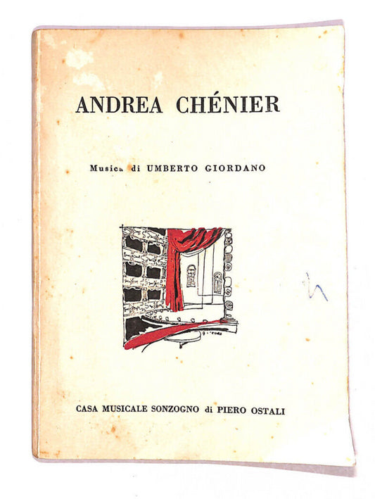 EBOND Andrea Chenier Ed Sonzogno Libro LI013029