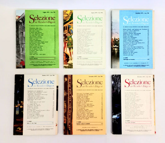 EBOND Lotto Selezione Del Reader's Digest 1975 Luglio a Dicembre Libro LI013057