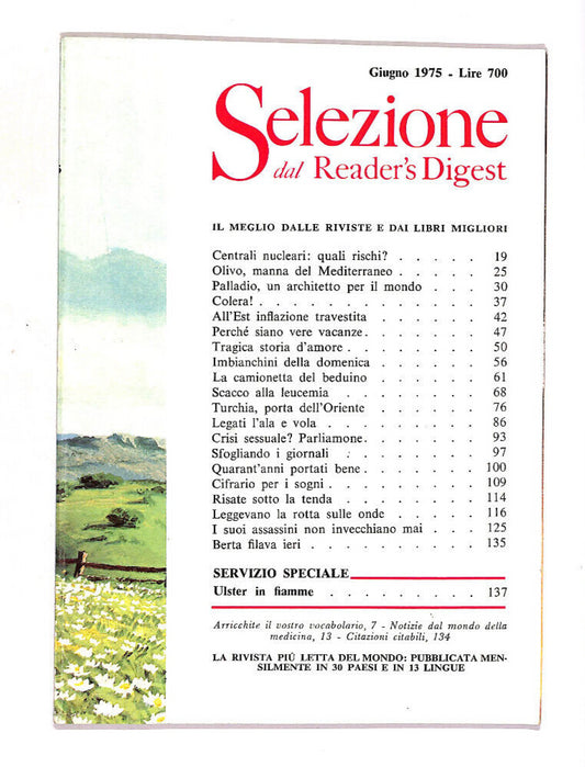 EBOND Selezione Del Reader's Digest 1975 Giugno Libro LI013350
