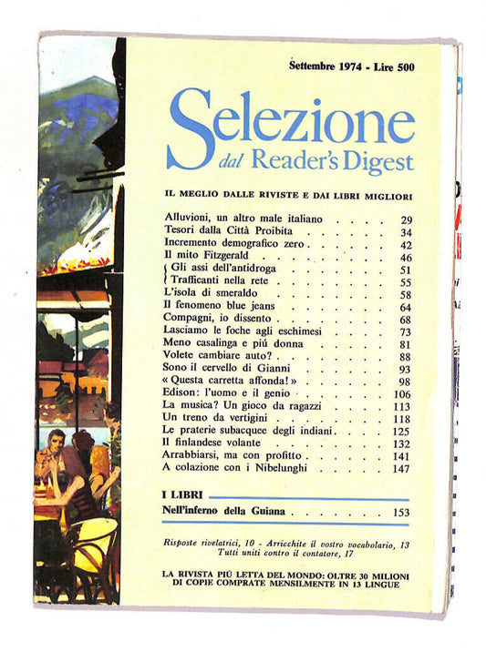 EBOND Selezione Del Reader's Digest 1974 Settembre Libro LI013355