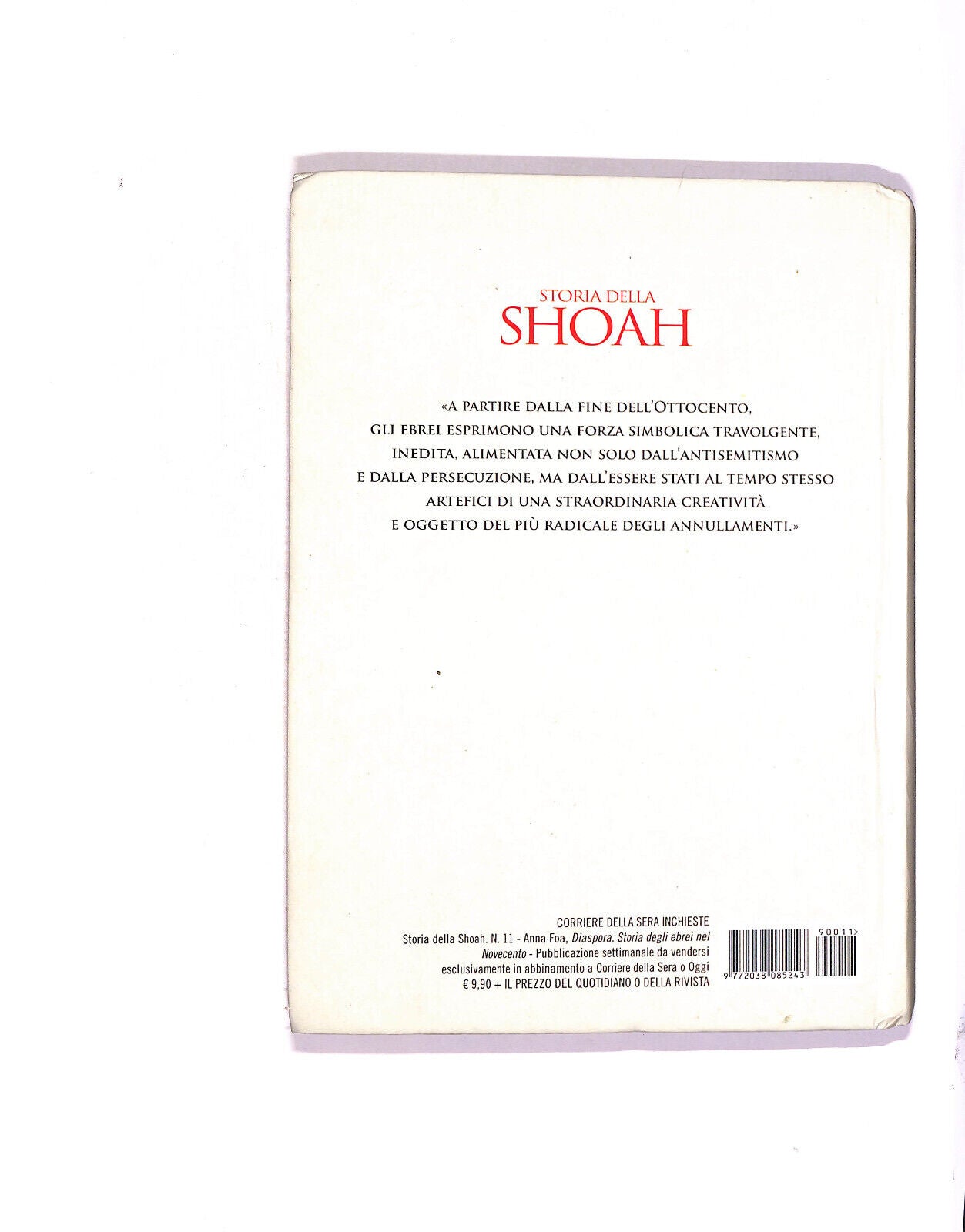 EBOND Storia Della Shoah Vol 11 Libro LI013411