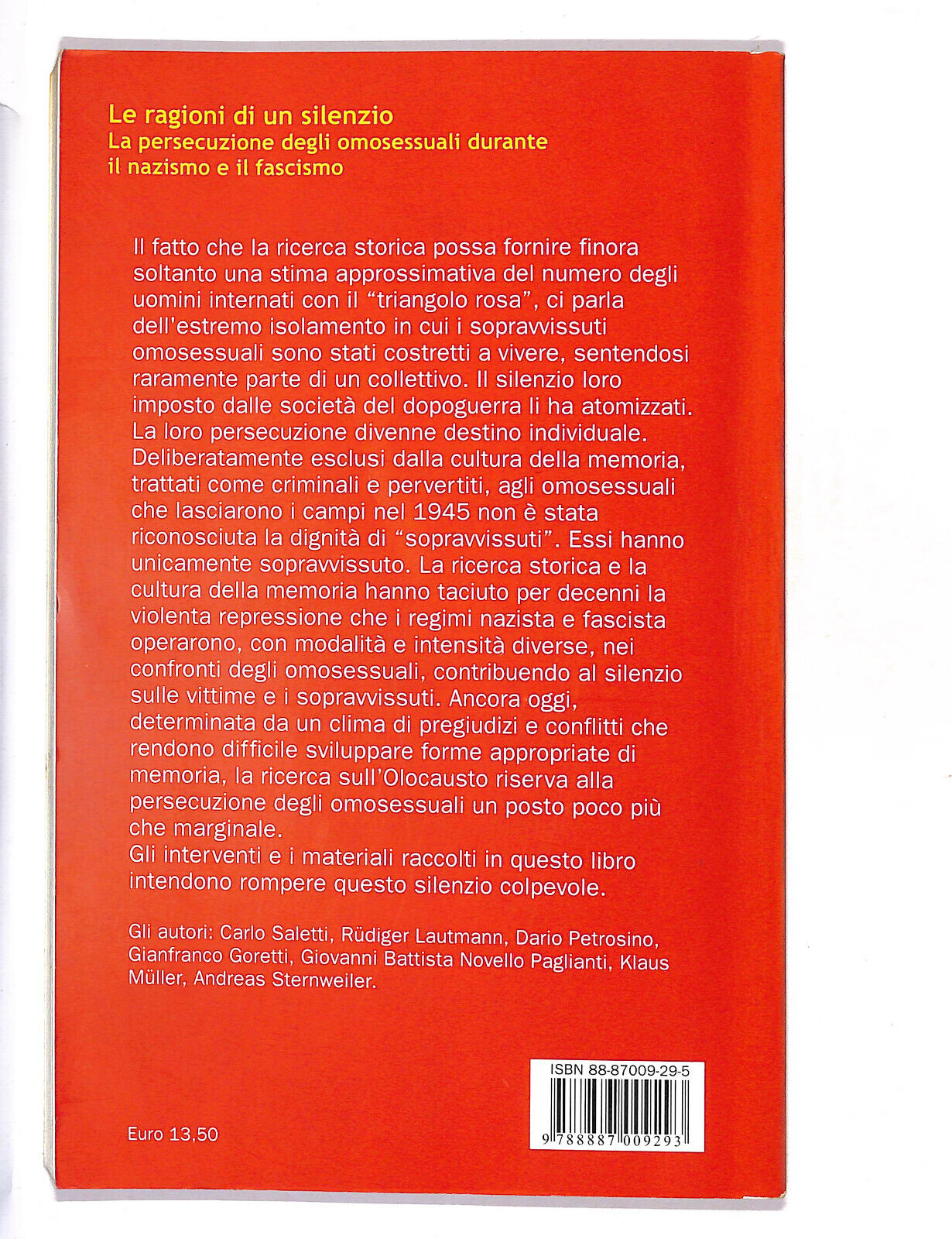 EBOND Le Ragioni Di Un Silenzio A Cura Del Circolo Pink Libro LI013651