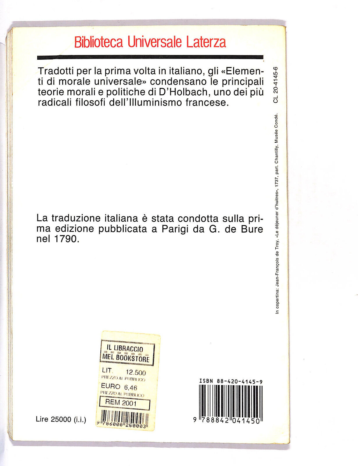 EBOND Elementi Di Morale Universale o Catechismo Della Natura Libro LI013652