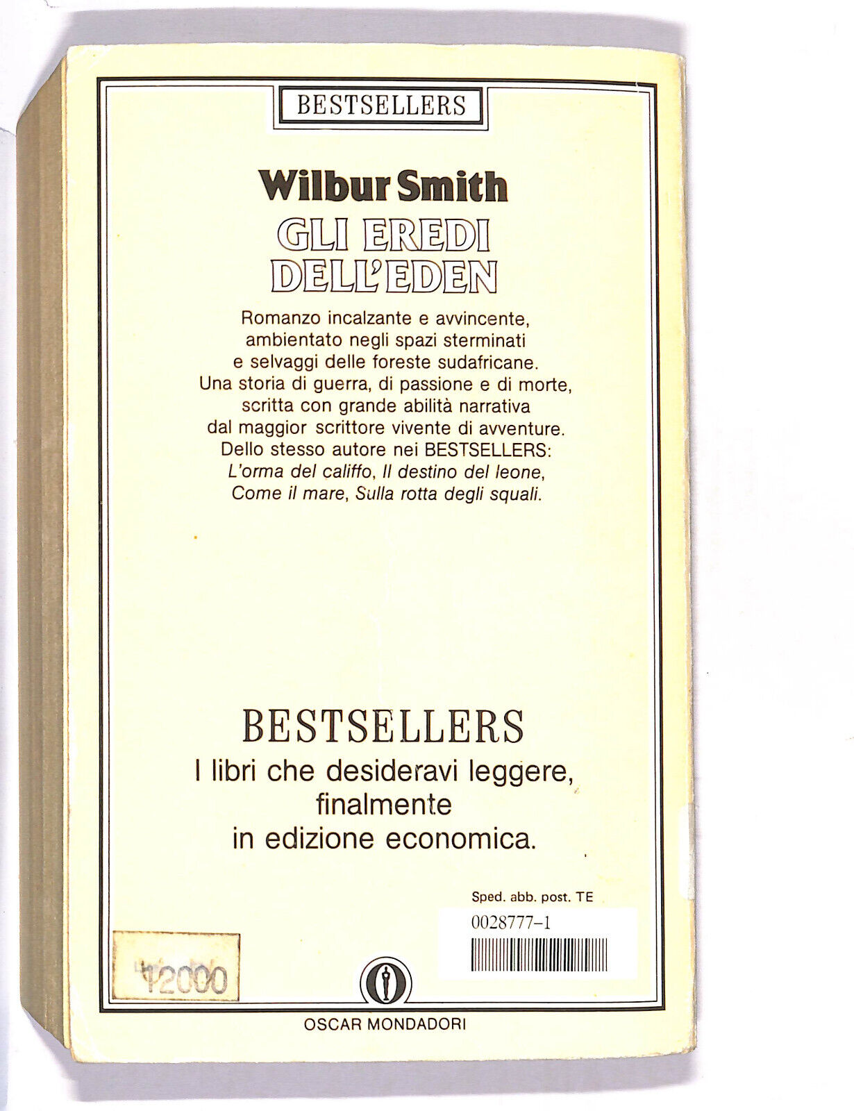 EBOND Gli Eredi Dell'eden Di Wilbur Smith Libro LI013708