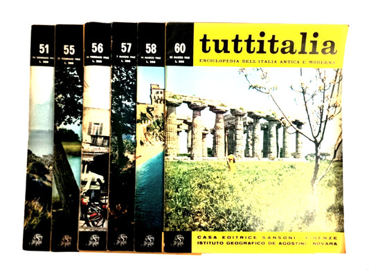 EBOND Tuttitalia Enciclopedia Dell'italia Antica e Moderna 6 Vol Libro LI013803