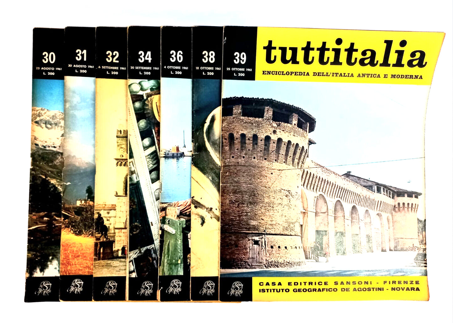 EBOND Tuttitalia Enciclopedia Dell'italia Antica e Moderna 7 Vol Libro LI013804