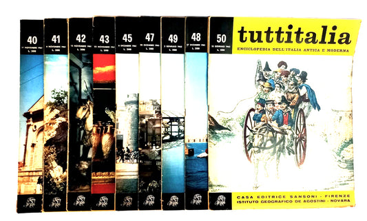 EBOND Tuttitalia Enciclopedia Dell'italia Antica e Moderna 9 Vol Libro LI013805