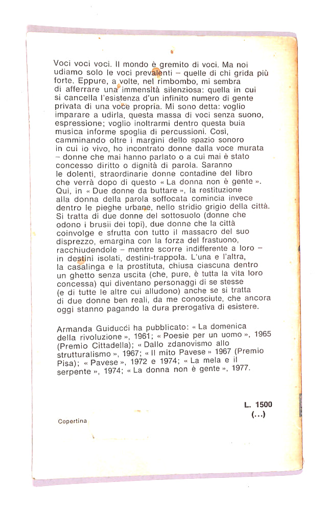 EBOND Due Donne Da Buttare Di Armanda Guiducci Libro LI013810