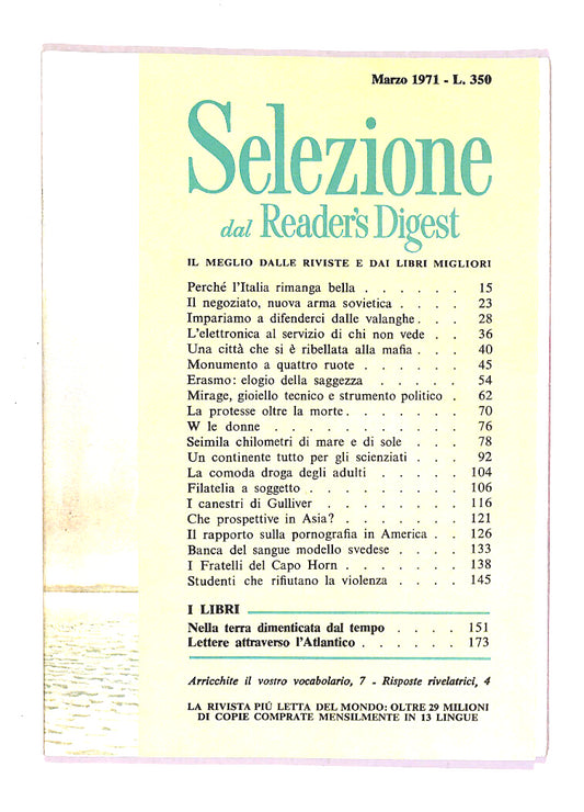 EBOND Selezione Del Reader's Digest 1971 Marzo Libro LI013861