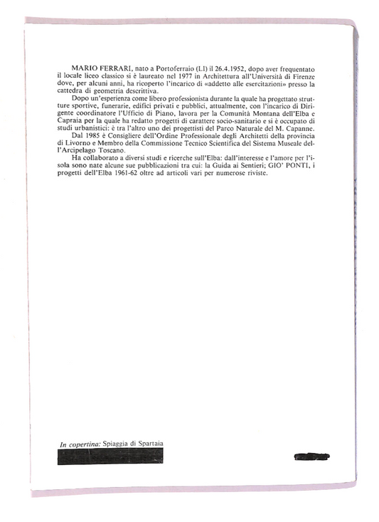 EBOND Spiagge Dell'elba Di Mario Ferrari Libro LI013954