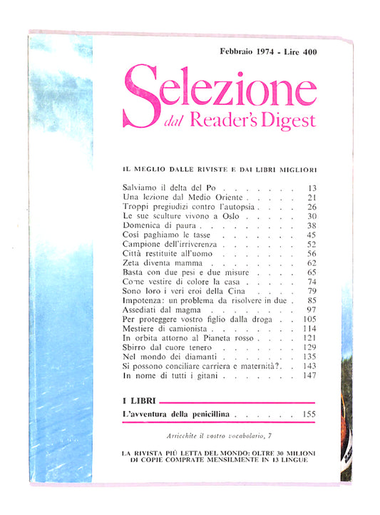 EBOND Selezione Del Reader's Digest 1974 Febbraio Libro LI014069