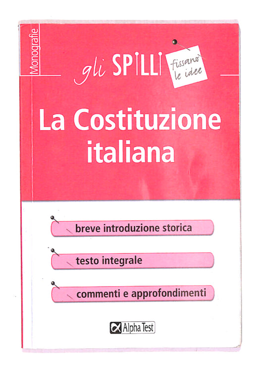 EBOND La Costituzione Italiana Alpha Test Libro LI014070