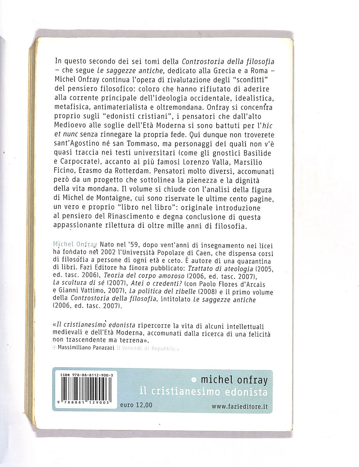 EBOND Il Cristianesimo Edonista Controstoria Della Filosofia Ii Libro LI014306