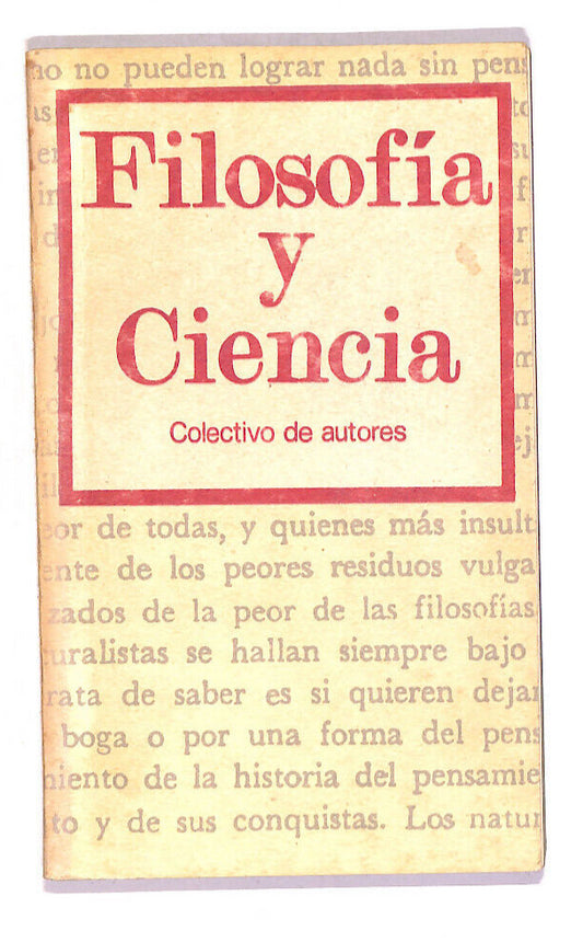 EBOND Filosofia y Ciencia Libro LI014799