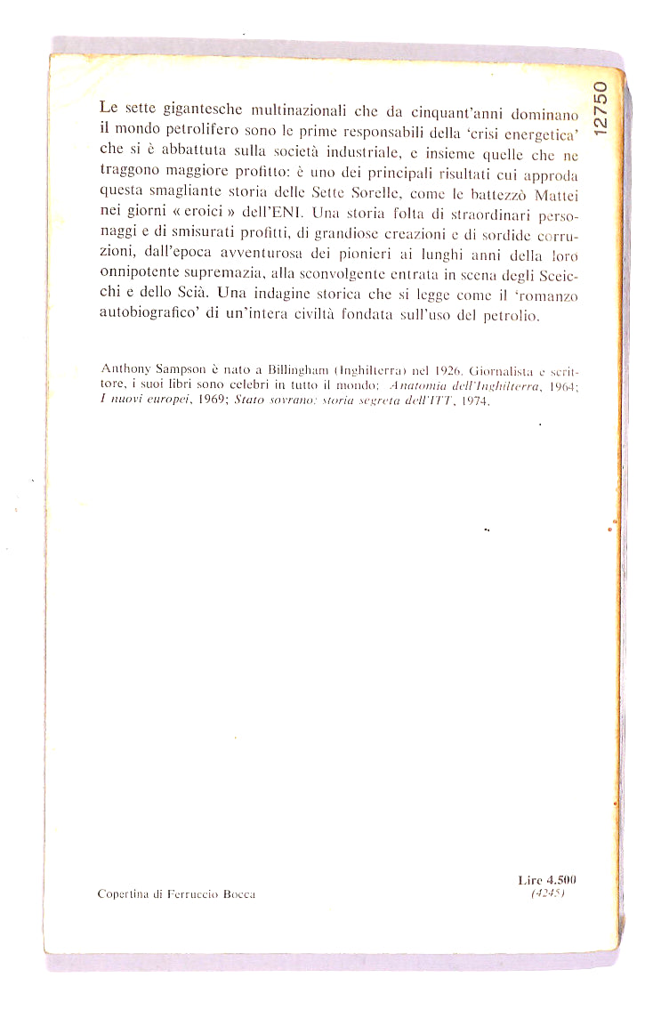 EBOND Le Sette Sorelle Di Anthony Sampson Libro LI014805