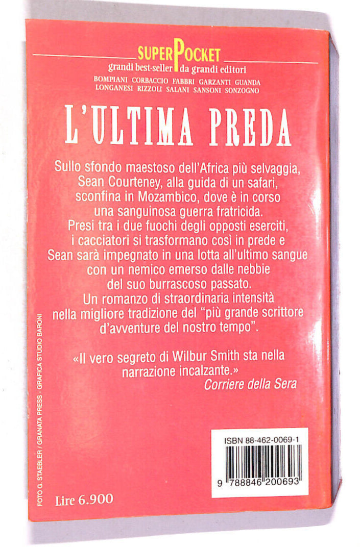 EBOND L'ultima Preda Di Wilbur Smith Libro LI014811