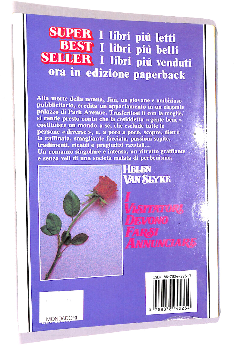 EBOND I Visitatori Devono Farsi Annunciare Di Helen Van Slyke Libro LI014856