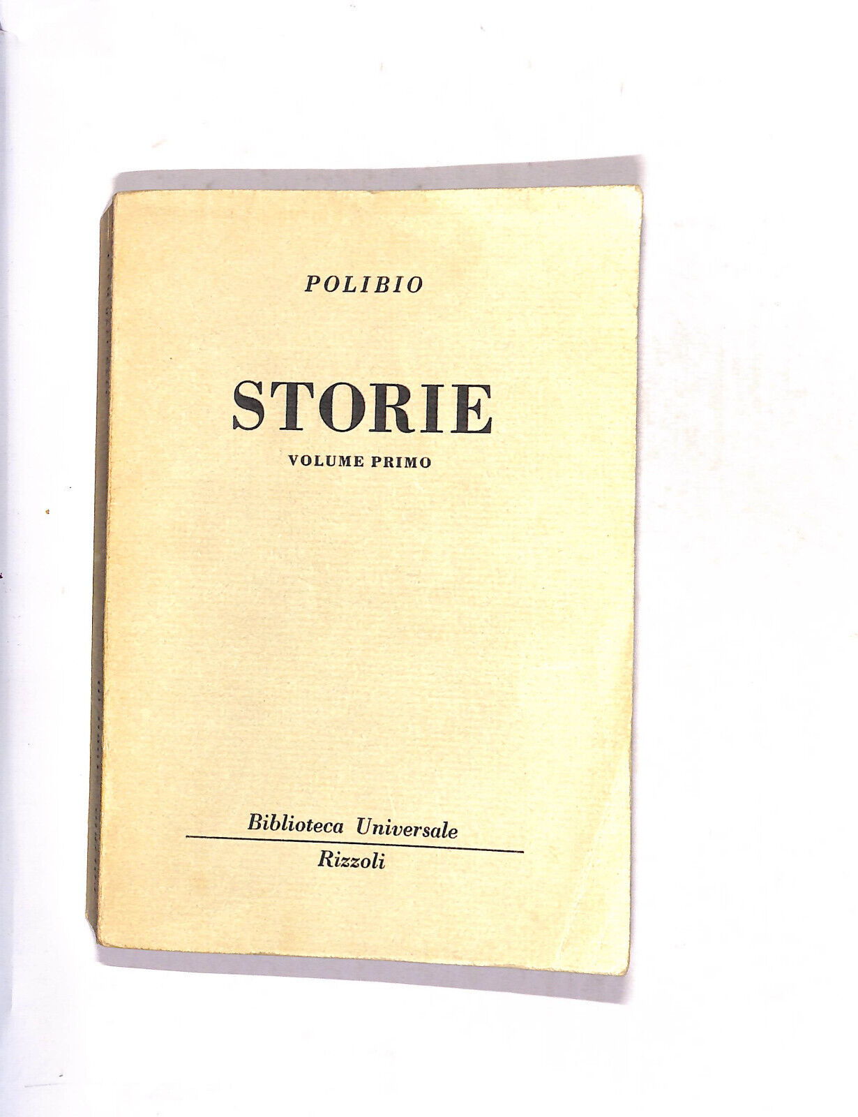 EBOND Storie Volume Primo Di Polibio Libro LI015111