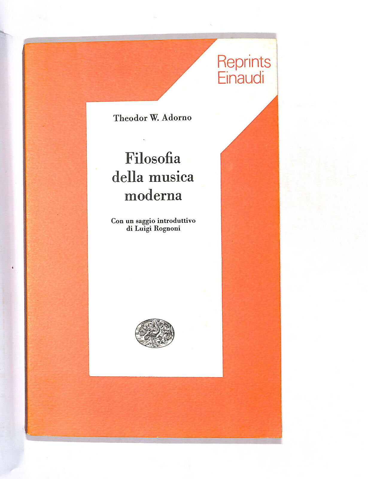 EBOND Filosofia Della Musica Moderna Theodor W. Adorno Libro LI015158