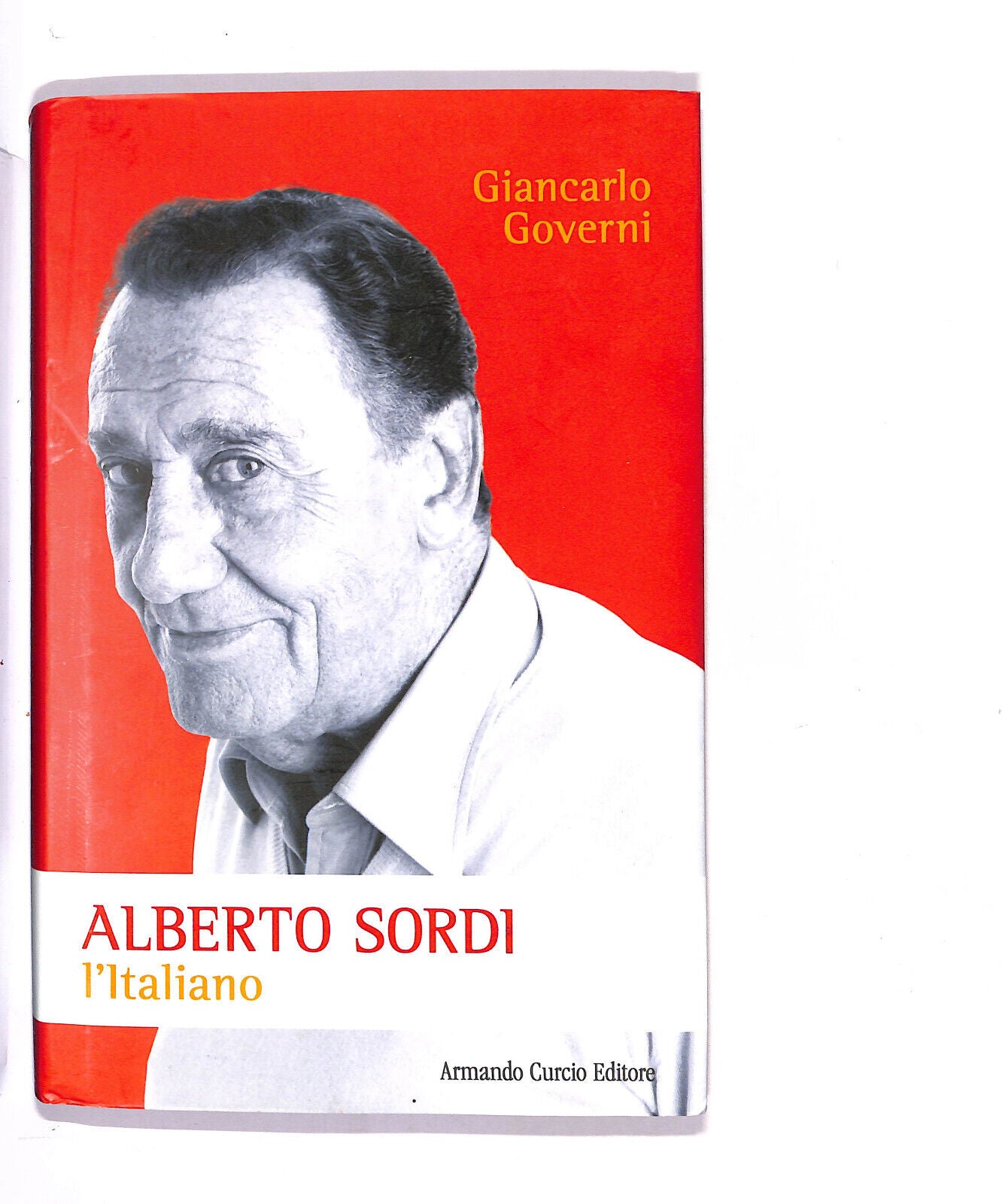 EBOND Alberto Sordi L'italiano Di Giacarlo Governi Libro LI015249