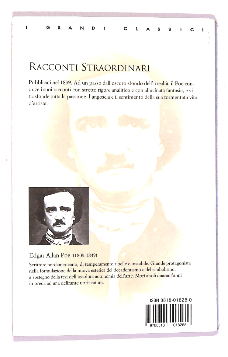 EBOND Racconti Straordinari Di Edgar Allan Poe Libro LI015351