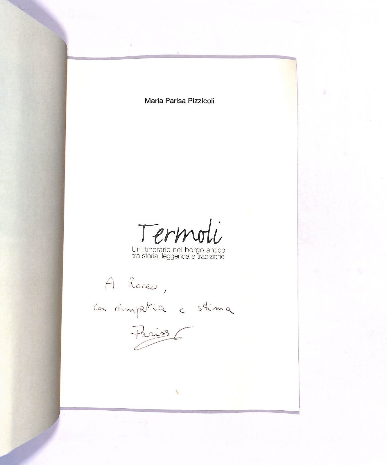 EBOND Termoli Di Maria Parisa Pizzicoli Libro LI015455