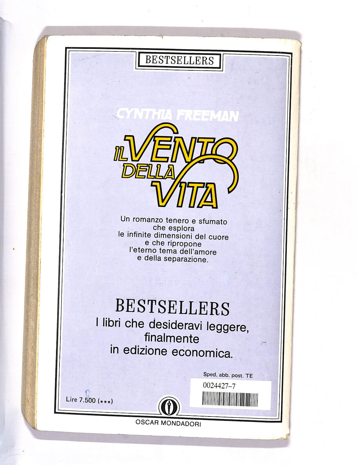 EBOND Il Vento Della Vita Cynthia Freeman Libro LI015752