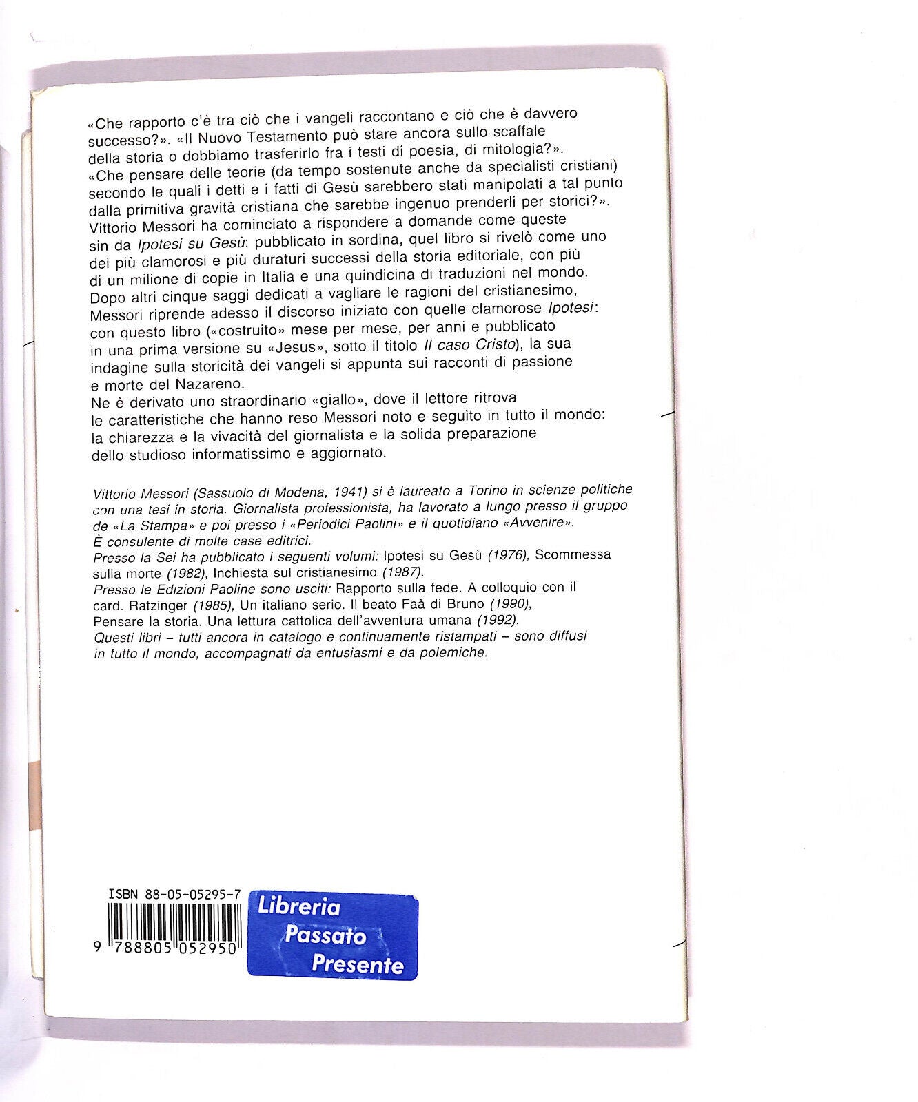 EBOND Pati Sotto Ponzio Pilato? Di Vittorio Messori Libro LI015801